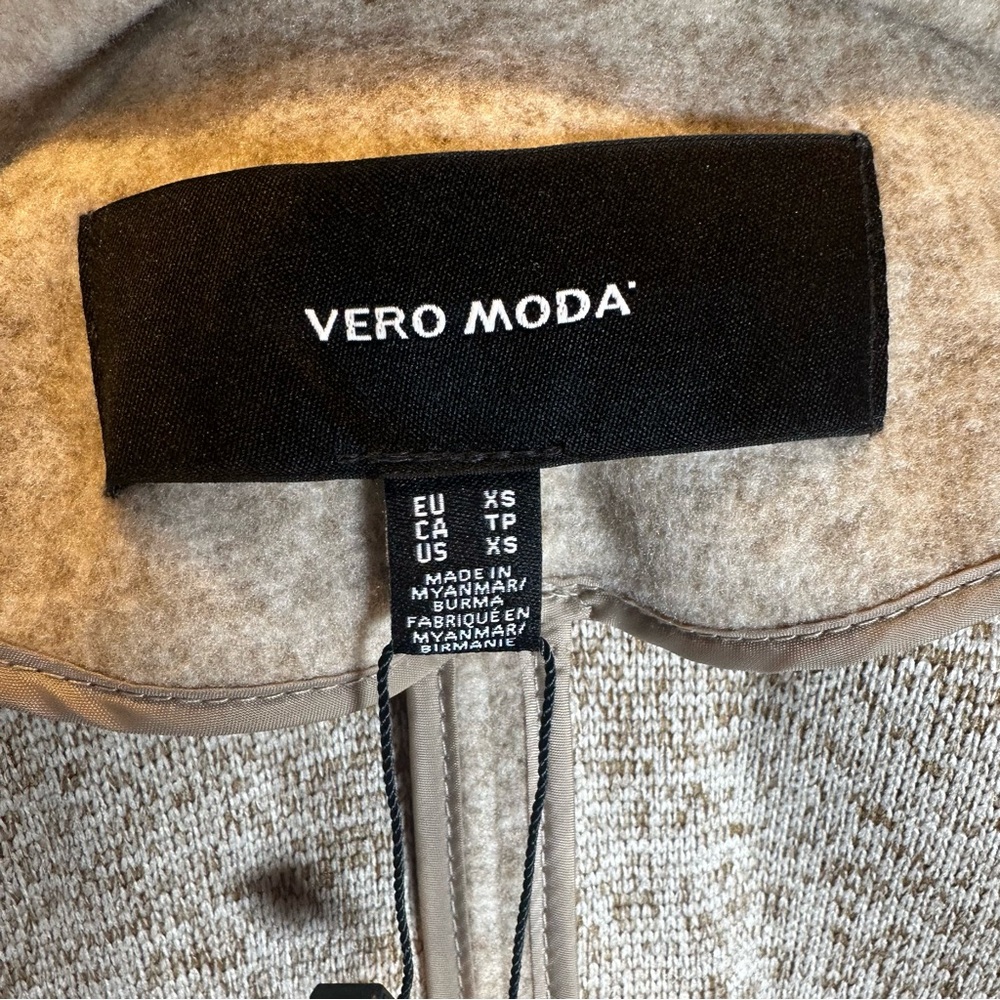 Vero Moda Brush Dora Cream Trench Coat - Picture 5 of 8